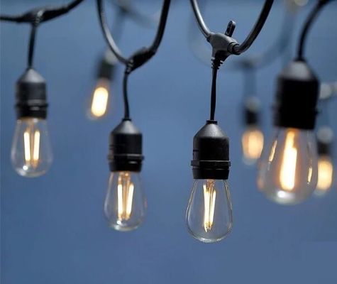Controller incluso 48 piedi di luce a LED a stringa impermeabile esterna