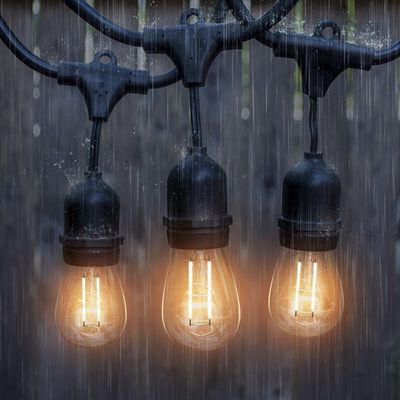 E26 E27 S14 Edison Bulb Incluso LED impermeabile G40