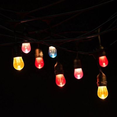 Natale rame multi colore LED RGB Xmas Rubber String Fairy Light