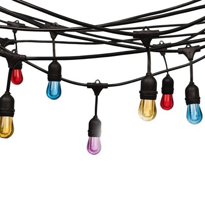 Natale rame multi colore LED RGB Xmas Rubber String Fairy Light