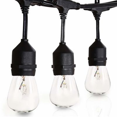 Colore personalizzato G40 Festoon Globe String Catenaria luce solare