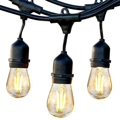 Fabbrica 500m Connettore solare a LED per esterni luce a corda Temperatura di lavoro -20-40 C