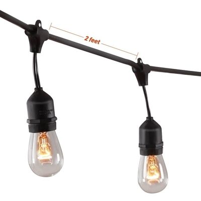 Decorazione Luce a stringa artificiale con materiale PVC 30000 ore di durata