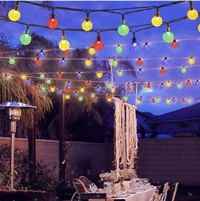Decorazione esterna in PVC Dimmabile Shatterproof LED Solar Fairy Lamp