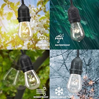 Decorazione per la casa E26 Lampada a luce luminosa a LED con tensione di ingresso di dimensione personalizzata