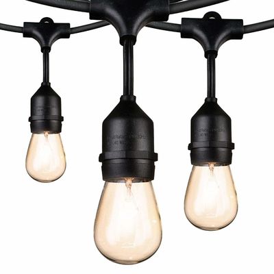 Festoon Outdoor Globe Lamp Garland B22 E27 Socket String Light 220v