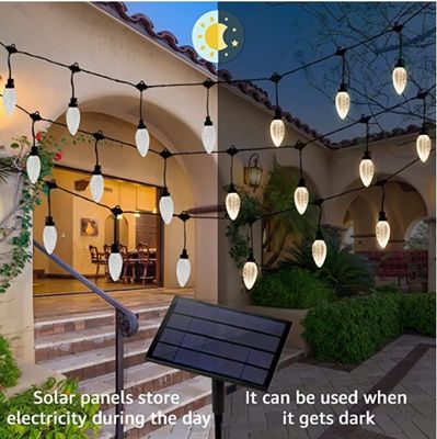220v Illuminazione esterna Festoon Globe Lamp Garland B22 E27 Socket String Light