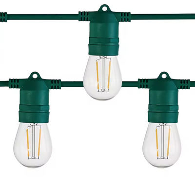 String di luci di Natale a LED in PVC a lunghezza personalizzata per illuminazione esterna unica